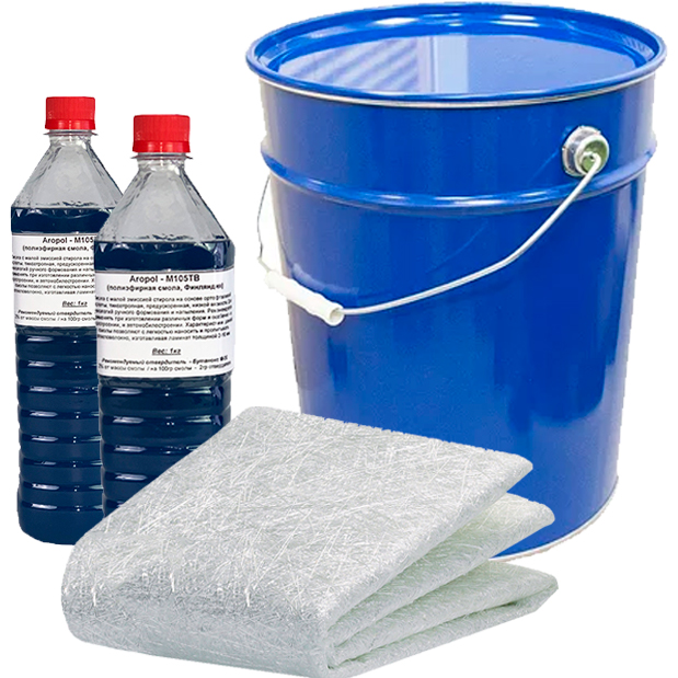 Смола и стекломат Смола и стекломат