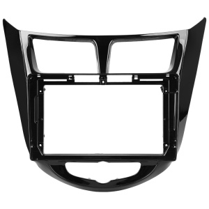 Комплект рамка и проводка Hyundai Solaris 1 2010-2016 9" (Тип F2 Black)