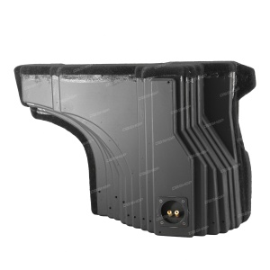 Короб стелс для сабвуфера на Lada Vesta седан (10", в левое крыло, черный) Короб стелс для сабвуфера на Lada Vesta седан (10", в левое крыло, черный)